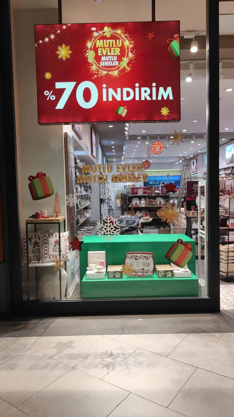 Askılı çift taraflı lightbox