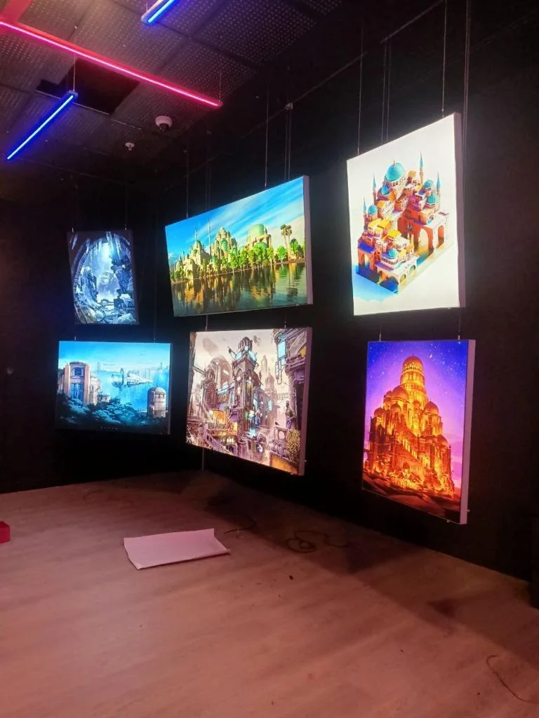 Tek taraflı lightbox ürün anatomisi