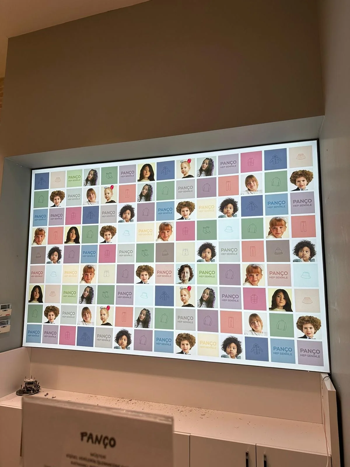 Lightbox LED ve baskı detayı